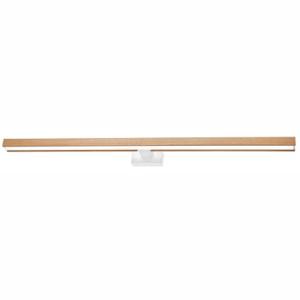 Brilagi - LED-Spiegelbeleuchtung für Badezimmer WOODY MIRROR LED/15W/230V 90 cm IP44 Eiche/weiß