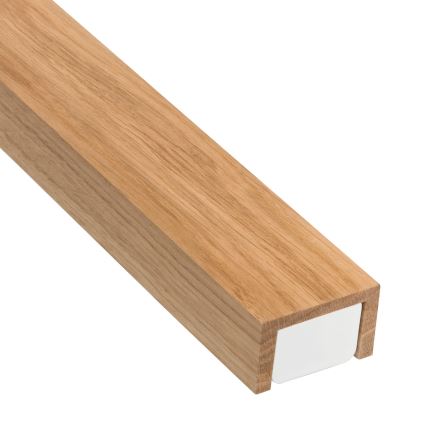Brilagi - LED-Spiegelbeleuchtung für Badezimmer WOODY MIRROR LED/15W/230V 90 cm IP44 Eiche/weiß