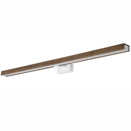 Brilagi - LED-Spiegelbeleuchtung für Badezimmer WOODY MIRROR LED/15W/230V 90 cm IP44 Eiche Walnuss/weiß