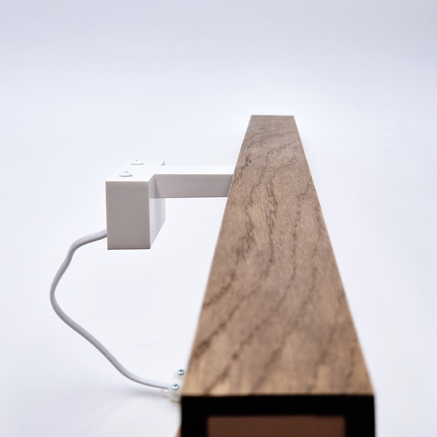 Brilagi - LED-Spiegelbeleuchtung für Badezimmer WOODY MIRROR LED/15W/230V 90 cm IP44 Eiche Kirsche/weiß