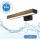 Brilagi - LED-Spiegelbeleuchtung für Badezimmer WOODY MIRROR LED/8W/230V 40 cm IP44 Eiche Walnuss/schwarz