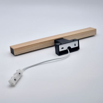 Brilagi - LED-Spiegelbeleuchtung für Badezimmer WOODY MIRROR LED/8W/230V 40 cm IP44 Eiche/schwarz