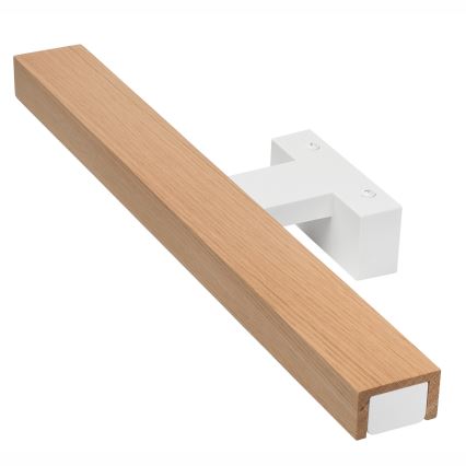 Brilagi - LED-Spiegelbeleuchtung für Badezimmer WOODY MIRROR LED/8W/230V 40 cm IP44 Eiche/weiß
