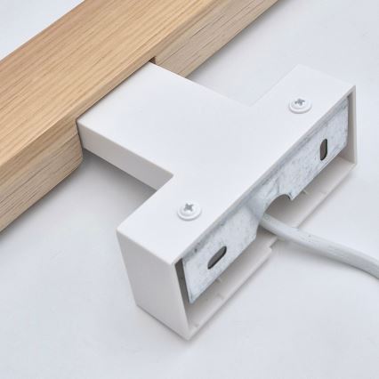 Brilagi - LED-Spiegelbeleuchtung für Badezimmer WOODY MIRROR LED/8W/230V 40 cm IP44 Eiche/weiß