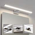 Brilagi - LED-Spiegelleuchte für Badezimmer 3-in-1 VESTRA LED/12W/230V 60 cm IP44 glänzender Chrom
