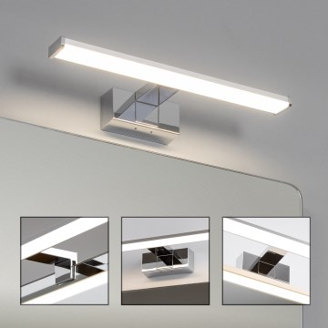 Brilagi - LED-Spiegelleuchte für Badezimmer 3in1 VESTRA LED/8W/230V 40 cm IP44 glänzender Chrom
