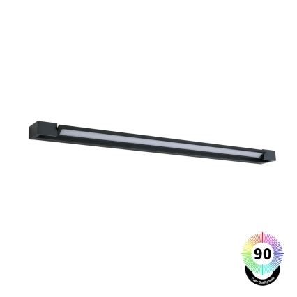 BRILAGI - LED-Spiegelleuchte AQUA LINE LED/28W/230V 100 cm IP44 schwarz CRI 90