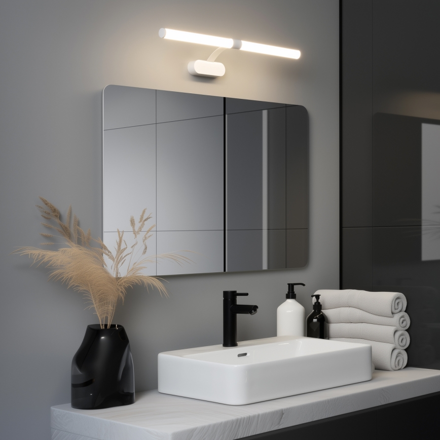 Brilagi - LED Badezimmer-Spiegelleuchte 2-in-1 TUBEO LED/8W/230V 60 cm IP44 weiß