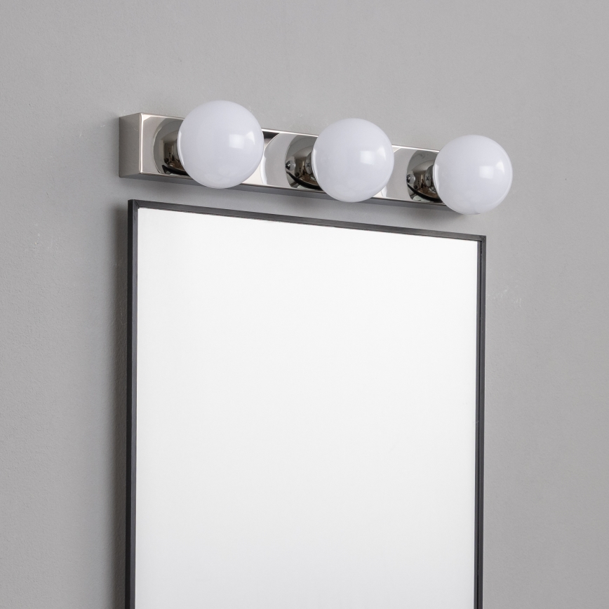 Brilagi - LED-Spiegelleuchte für Badezimmer HOLLYWOOD 3xLED/3W/230V 39 cm IP44 Hochglanzchrom