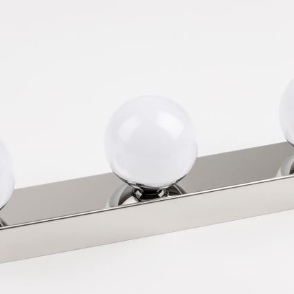 Brilagi - LED-Spiegelleuchte für Badezimmer HOLLYWOOD 3xLED/3W/230V 39 cm IP44 Hochglanzchrom