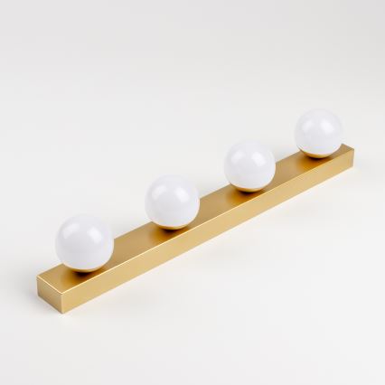 Brilagi - LED Badezimmer-Spiegelleuchte HOLLYWOOD 4xLED/3W/230V 53 cm IP44 gold