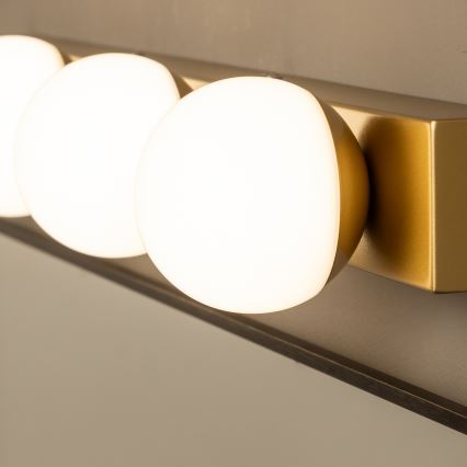 Brilagi - LED Badezimmer-Spiegelleuchte HOLLYWOOD 4xLED/3W/230V 53 cm IP44 gold