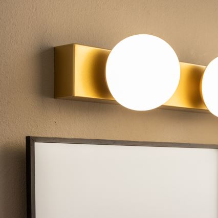 Brilagi - LED Badezimmer-Spiegelleuchte HOLLYWOOD 4xLED/3W/230V 53 cm IP44 gold