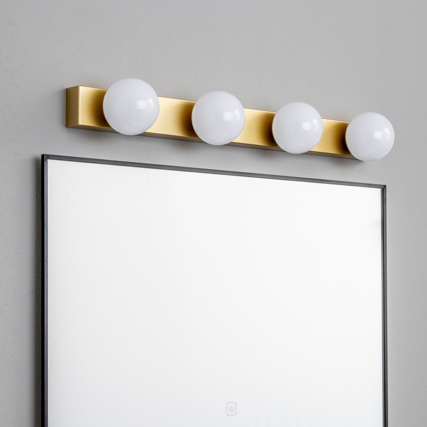 Brilagi - LED Badezimmer-Spiegelleuchte HOLLYWOOD 4xLED/3W/230V 53 cm IP44 gold