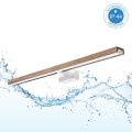 Brilagi - LED-Spiegelleuchte WOODY MIRROR 3-in-1 für Badezimmer LED/15W/230V 80 cm IP44 weiß/Eiche/Nussbaum
