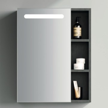 BRILAGI - LED-Spiegelschrank für das Badezimmer mit Hintergrundbeleuchtung TRABIA SINGLE 60x70 cm