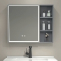 BRILAGI - LED-Spiegelschrank mit Beleuchtung NOTO SINGLE 60x65 cm