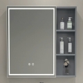 BRILAGI - LED Spiegelschrank mit Hintergrundbeleuchtung AVOLA SINGLE 55x70 cm