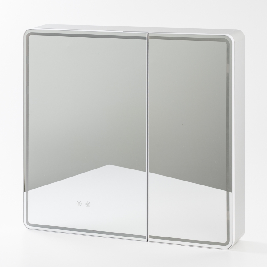 BRILAGI - LED-Spiegelschrank mit Hintergrundbeleuchtung NOTO DOUBLE 77x70 cm
