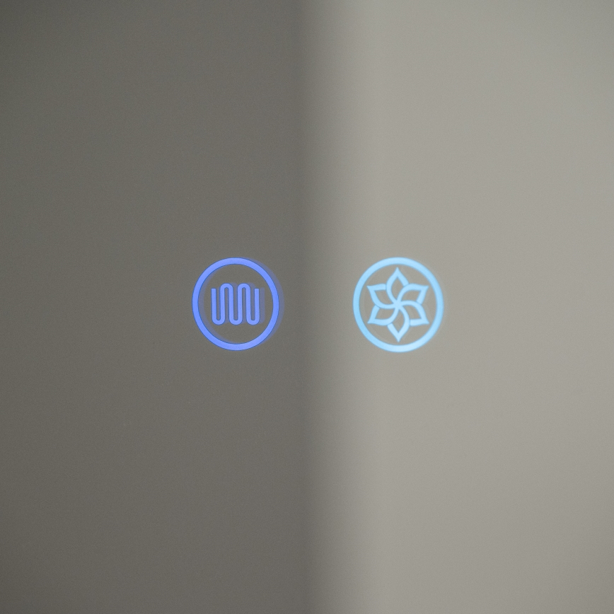 BRILAGI - LED-Spiegelschrank mit Hintergrundbeleuchtung NOTO DOUBLE 77x70 cm