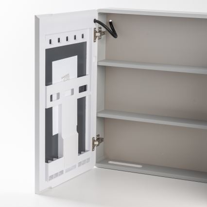 BRILAGI - LED-Spiegelschrank mit Hintergrundbeleuchtung NOTO DOUBLE 77x70 cm