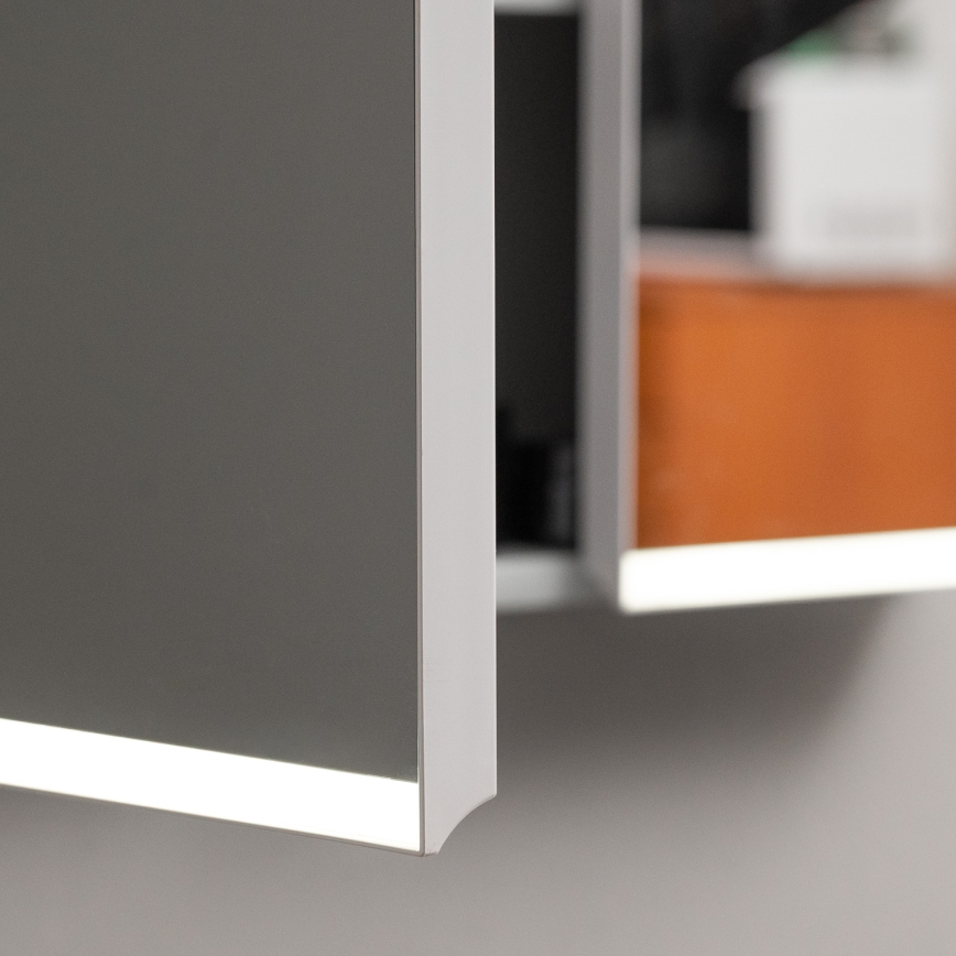 BRILAGI - LED-Spiegelschrank mit integrierter Beleuchtung NOTO DOUBLE 78x65 cm