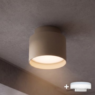 BRILAGI - LED-Spot BACKLIT 1xGX53/15W/230V + LED/3W Ø 8 cm beige