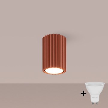 Brilagi - LED-Spot CRESTO 1xGU10/10W/230V 10 cm rot