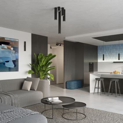 Brilagi - LED-Spot CRESTO 1xGU10/10W/230V 20 cm schwarz