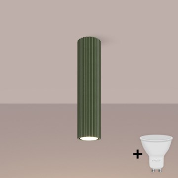 Brilagi - LED-Spot CRESTO 1xGU10/10W/230V 30 cm grün