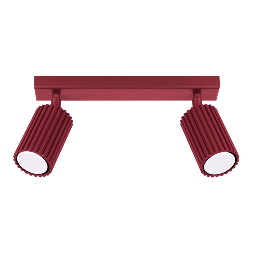 Brilagi - LED-Spot CRESTO 2xGU10/10W/230V burgunderrot