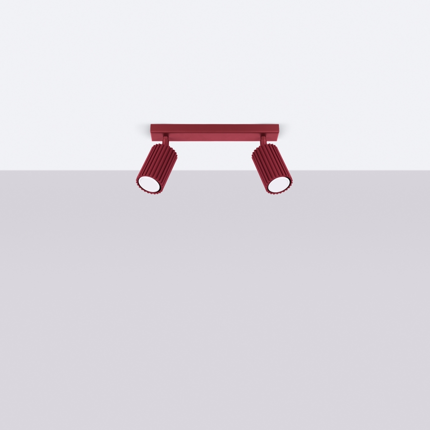 Brilagi - LED-Spot CRESTO 2xGU10/10W/230V burgunderrot