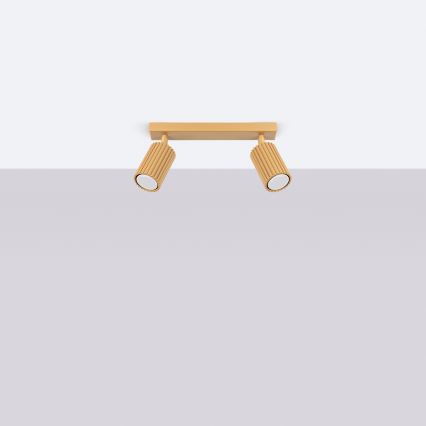 Brilagi - LED-Spot CRESTO 2xGU10/10W/230V goldfarben