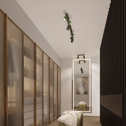 Brilagi - LED-Spot CRESTO 2xGU10/10W/230V grün