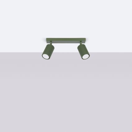 Brilagi - LED-Spot CRESTO 2xGU10/10W/230V grün