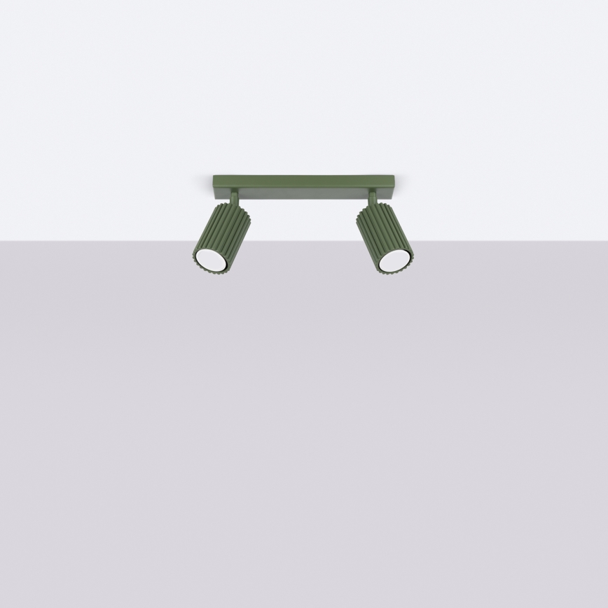 Brilagi - LED-Spot CRESTO 2xGU10/10W/230V grün