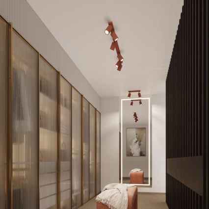 Brilagi - LED-Spot CRESTO 2xGU10/10W/230V, rot