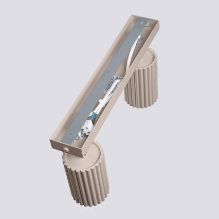 Brilagi - LED-Spot CRESTO 2xGU10/10W/230V taupe