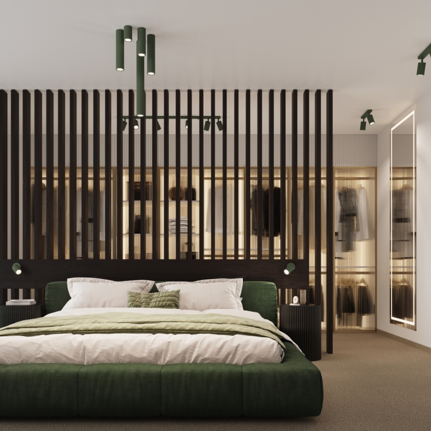 Brilagi - LED-Spot CRESTO 3xGU10/10W/230V grün