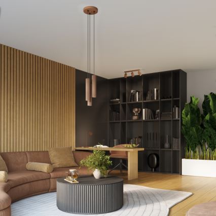 Brilagi - LED-Spot CRESTO 4xGU10/10W/230V braun