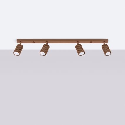 Brilagi - LED-Spot CRESTO 4xGU10/10W/230V braun