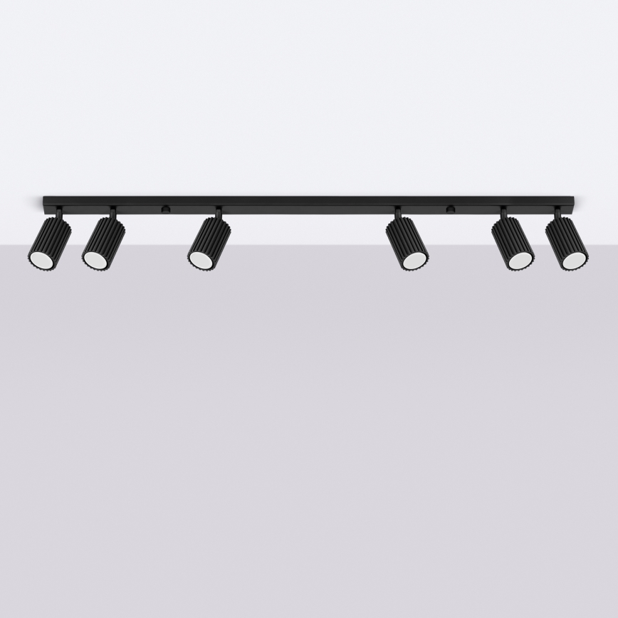 Brilagi - LED-Spot CRESTO 6xGU10/10W/230V schwarz