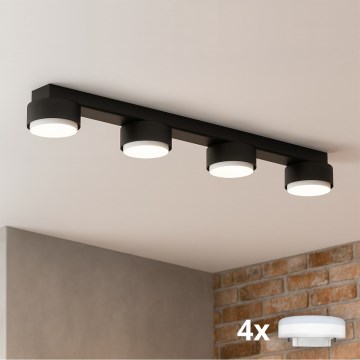 Brilagi - LED-Spot MONO 4xGX53/12W/230V schwarz