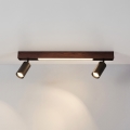 BRILAGI - LED-Spot SELE 2xGU10/30W/230V + LED/15W schwarz/Kirschdekor