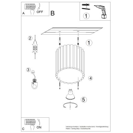 Brilagi - LED-Spot SFERA 1xGU10/10W/230V Ø 10 cm burgunderrot