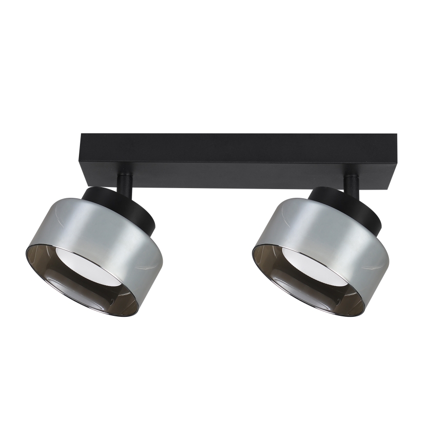 Brilagi - LED Spotleuchte AURA LUX 2xGX53/30W/230V schwarz/rauchfarben