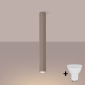BRILAGI - LED-Spotleuchte CRESTO 1xGU10/10W/230V 60 cm taupe