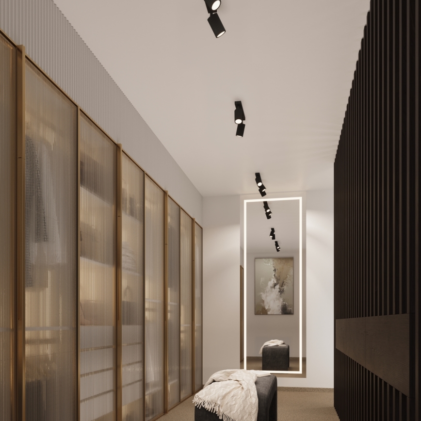 Brilagi - LED-Spotleuchte CRESTO 2xGU10/10W/230V schwarz