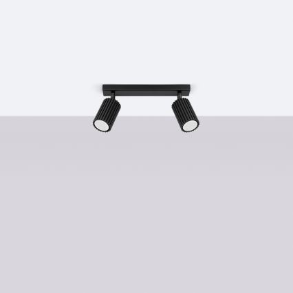Brilagi - LED-Spotleuchte CRESTO 2xGU10/10W/230V schwarz