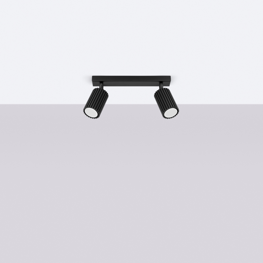 Brilagi - LED-Spotleuchte CRESTO 2xGU10/10W/230V schwarz